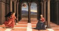 Die Verkündigung Oddi AltarPredella Renaissance Meister Raphael